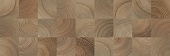 Шиен 4Д коричневый Плитка настенная 25x75